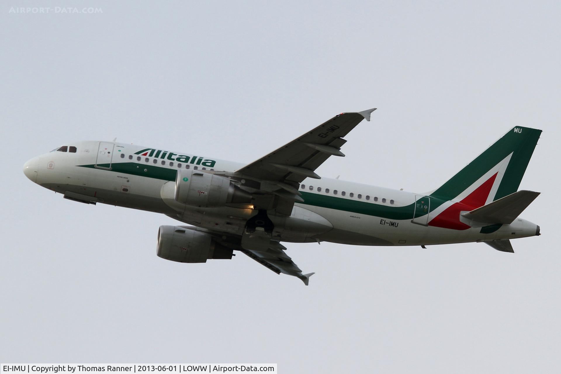 EI-IMU, 2012 Airbus A319-111 C/N 5130, Alitalia Airbus A319