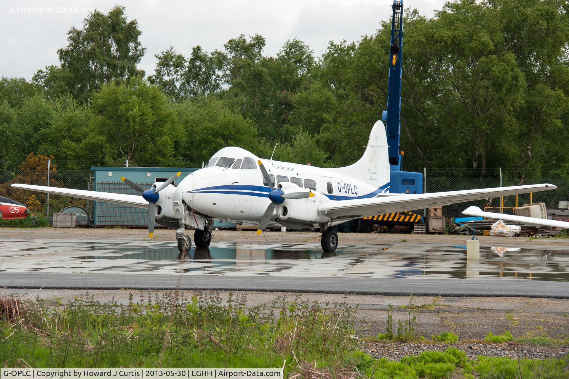 G-OPLC, 1948 De Havilland DH-104 Dove 8 C/N 04212, Named 'Columba' (Latin for 'Dove').