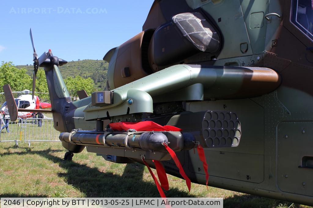 2046, Eurocopter EC-665 Tigre HAP C/N 2046, 2 x AAM Mistral and pod of 22 x 68mm unguided rockets under each wings