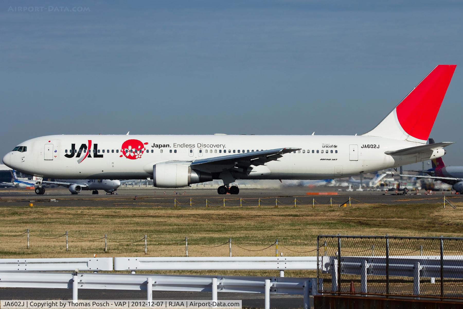 JA602J, 2002 Boeing 767-346/ER C/N 32887, Japan Airlines - JAL