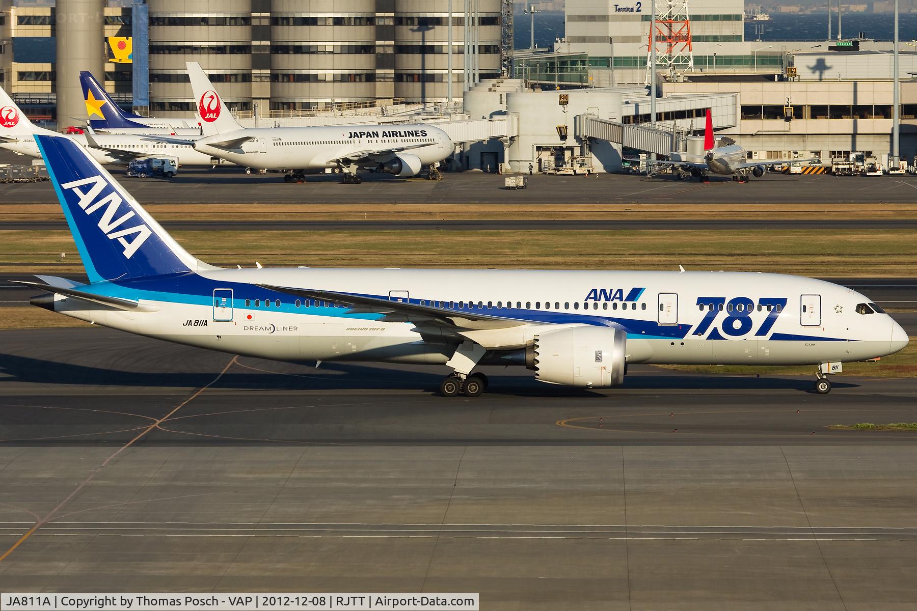 JA811A, 2012 Boeing 787-8 Dreamliner C/N 34502, All Nippon Airways - ANA