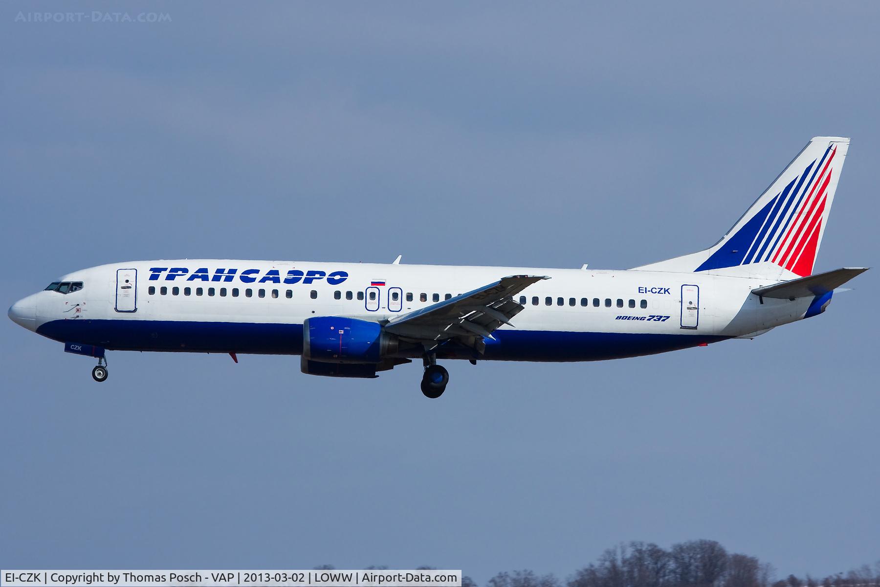 EI-CZK, 1989 Boeing 737-4YO C/N 24519, Transaero Airlines