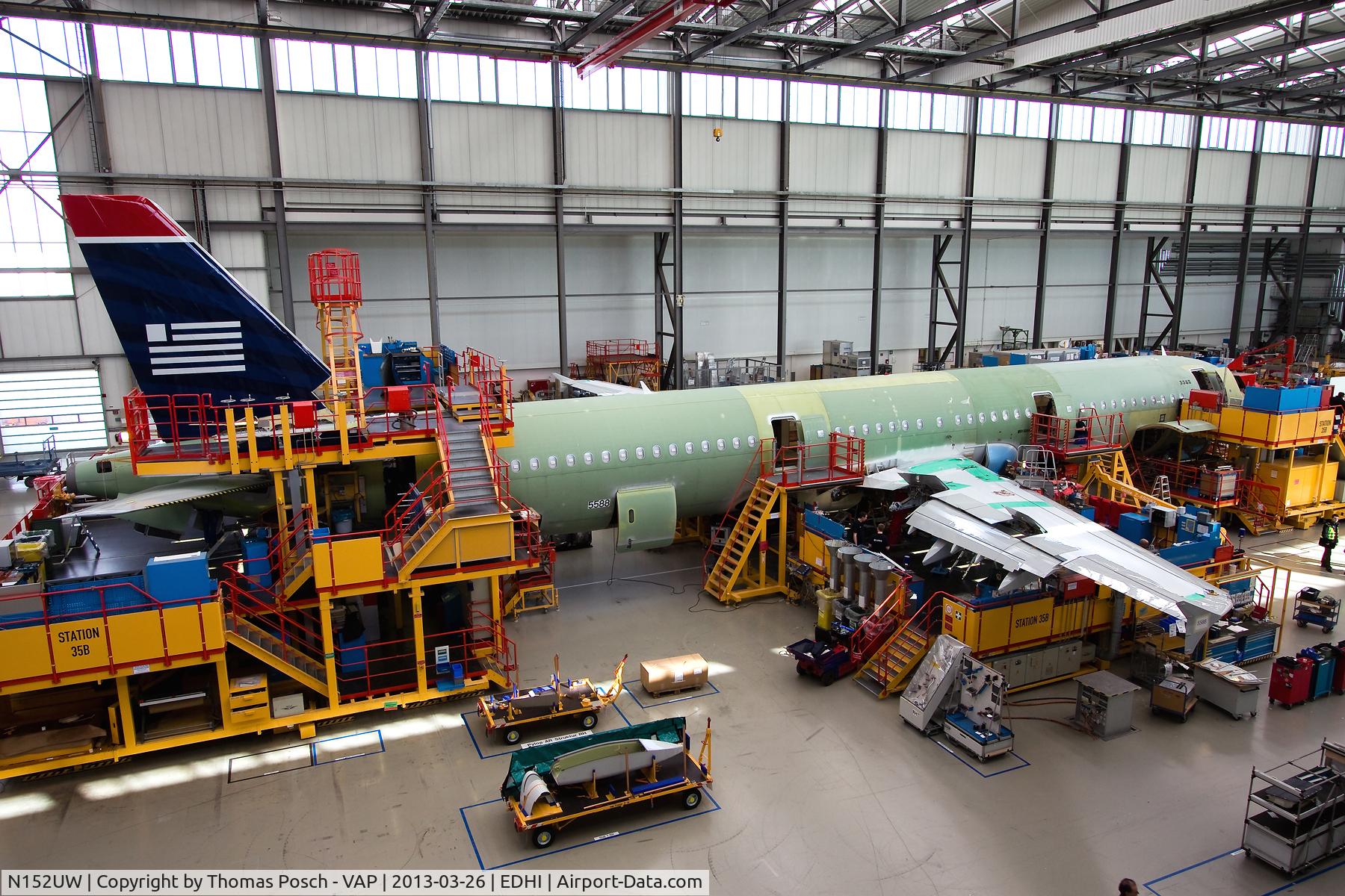 N152UW, 2013 Airbus A321-211 C/N 5588, US Airways