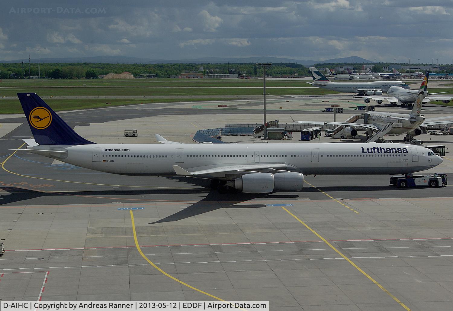 D-AIHC, 2003 Airbus A340-642 C/N 523, Lufthansa Airbus A340