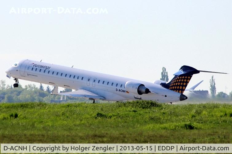 D-ACNH, 2009 Bombardier CRJ-900 NG (CL-600-2D24) C/N 15247, Take-off on rwy 08L for return flight to DUS....
