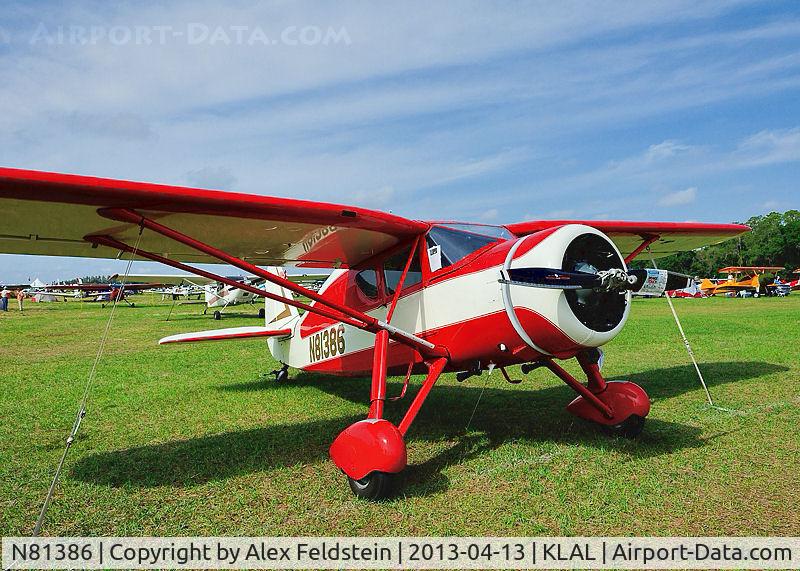 N81386, 1946 Fairchild 24W-46 C/N W46286, @Sun-N-Fun 2013