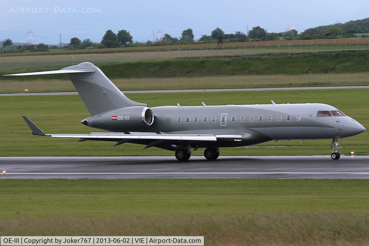 OE-III, 2010 Bombardier Global 5000 (BD-700-1A10) C/N 9401, Amira Air