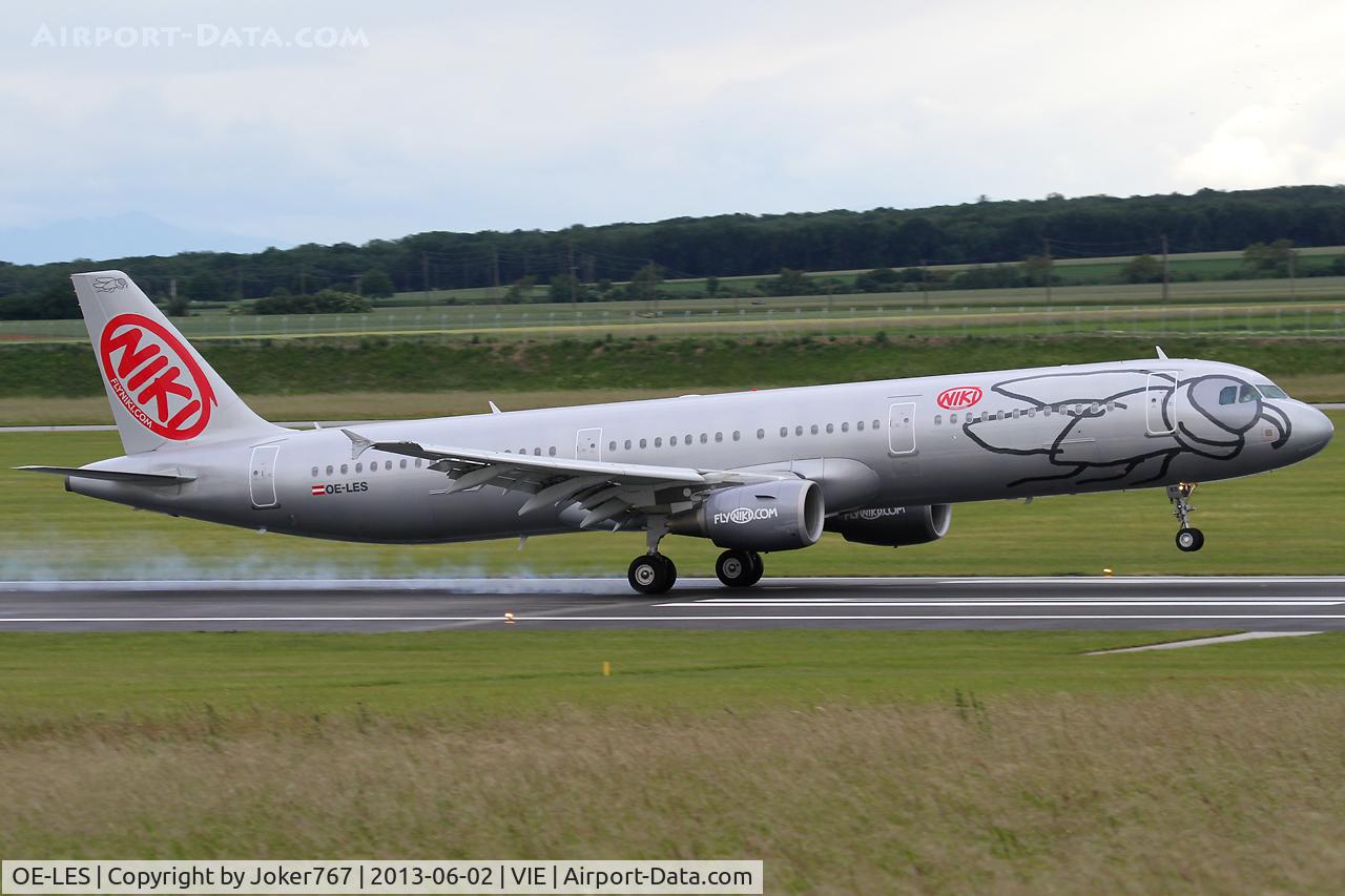 OE-LES, 2008 Airbus A321-211 C/N 3504, NIKI