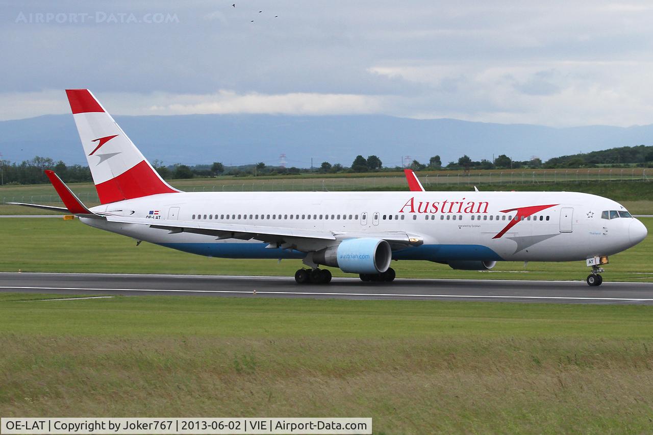 OE-LAT, 1991 Boeing 767-31A C/N 25273, Austrian Airlines