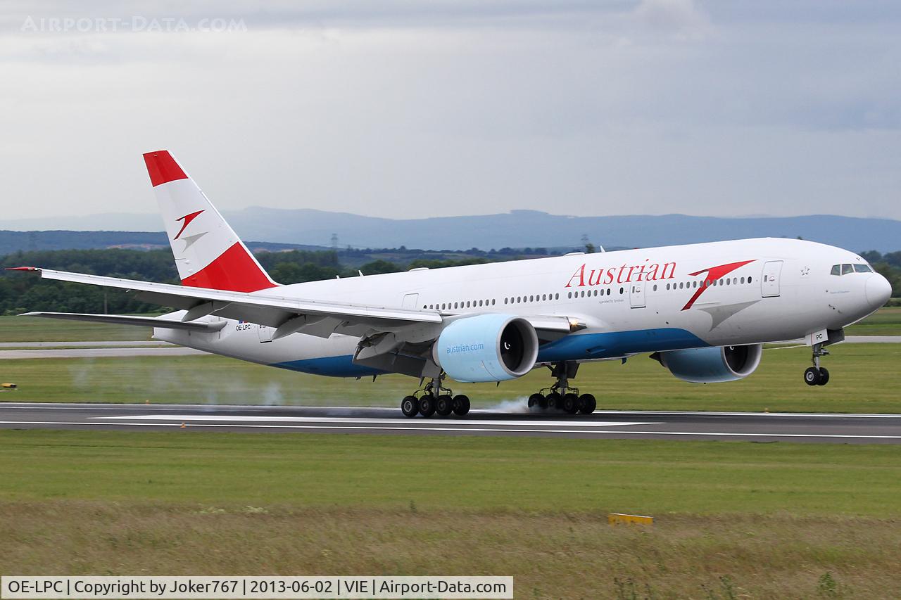 OE-LPC, 2002 Boeing 777-2Z9/ER C/N 29313, Austrian Airlines