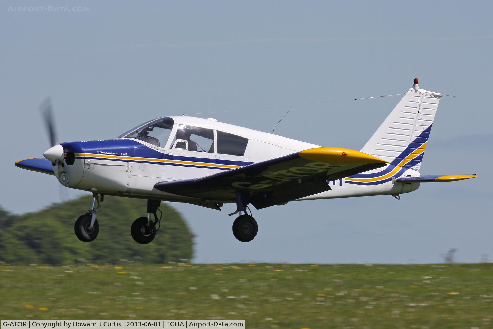 G-ATOR, 1966 Piper PA-28-140 Cherokee C/N 28-21696, Privately owned.