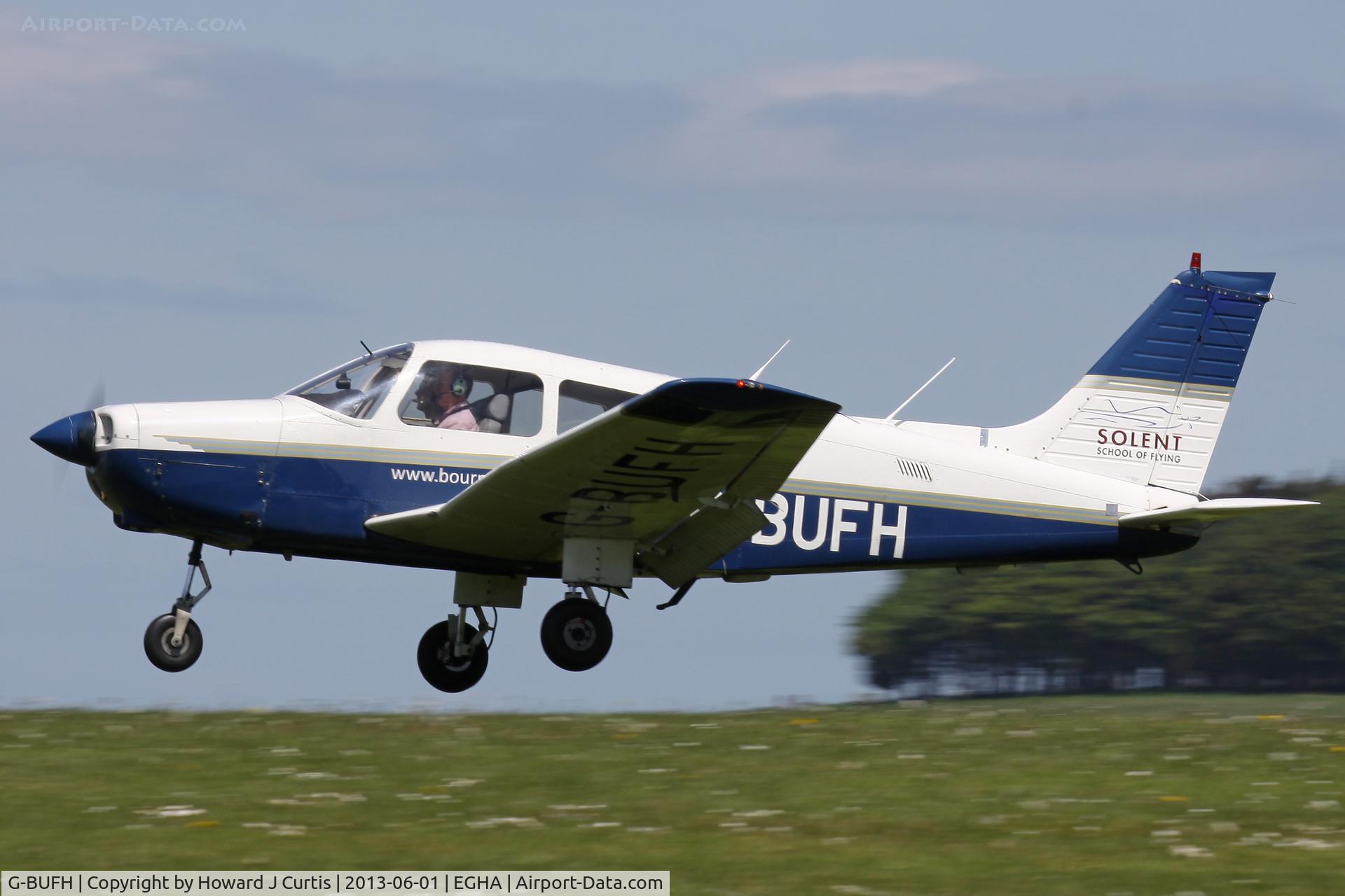 G-BUFH, 1984 Piper PA-28-161 Warrior II C/N 28-8416076, Privately owned.