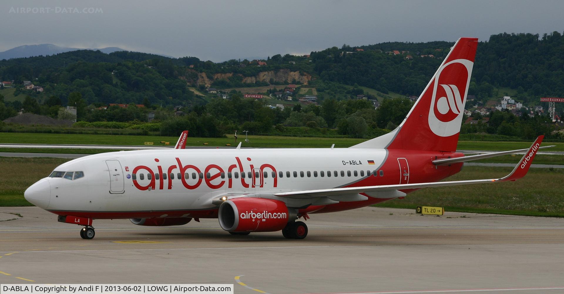 D-ABLA, 2007 Boeing 737-76J C/N 36114, Air Berlin Boeing 737-76J