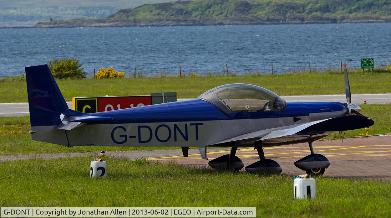 G-DONT, 2004 Zenair CH-601XL C/N PFA 162B-14172, At Oban Airport (North Connel).