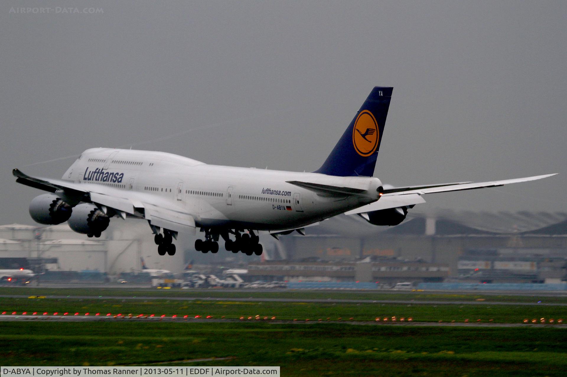 D-ABYA, 2012 Boeing 747-830 C/N 37827, Lufthansa Boeing 747-8