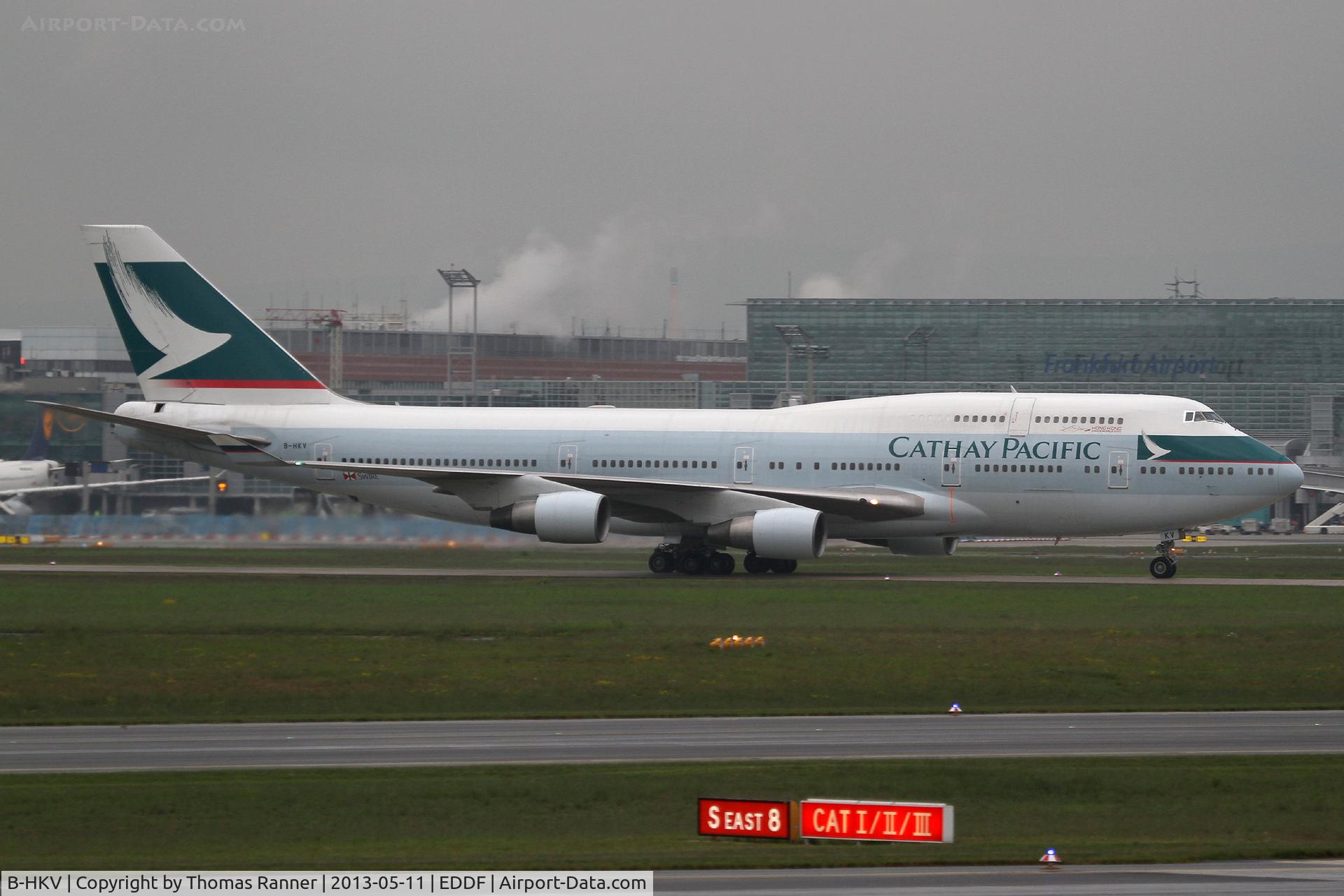 B-HKV, Boeing 747-412 C/N 26552, Cathay Pacific Boeing 747