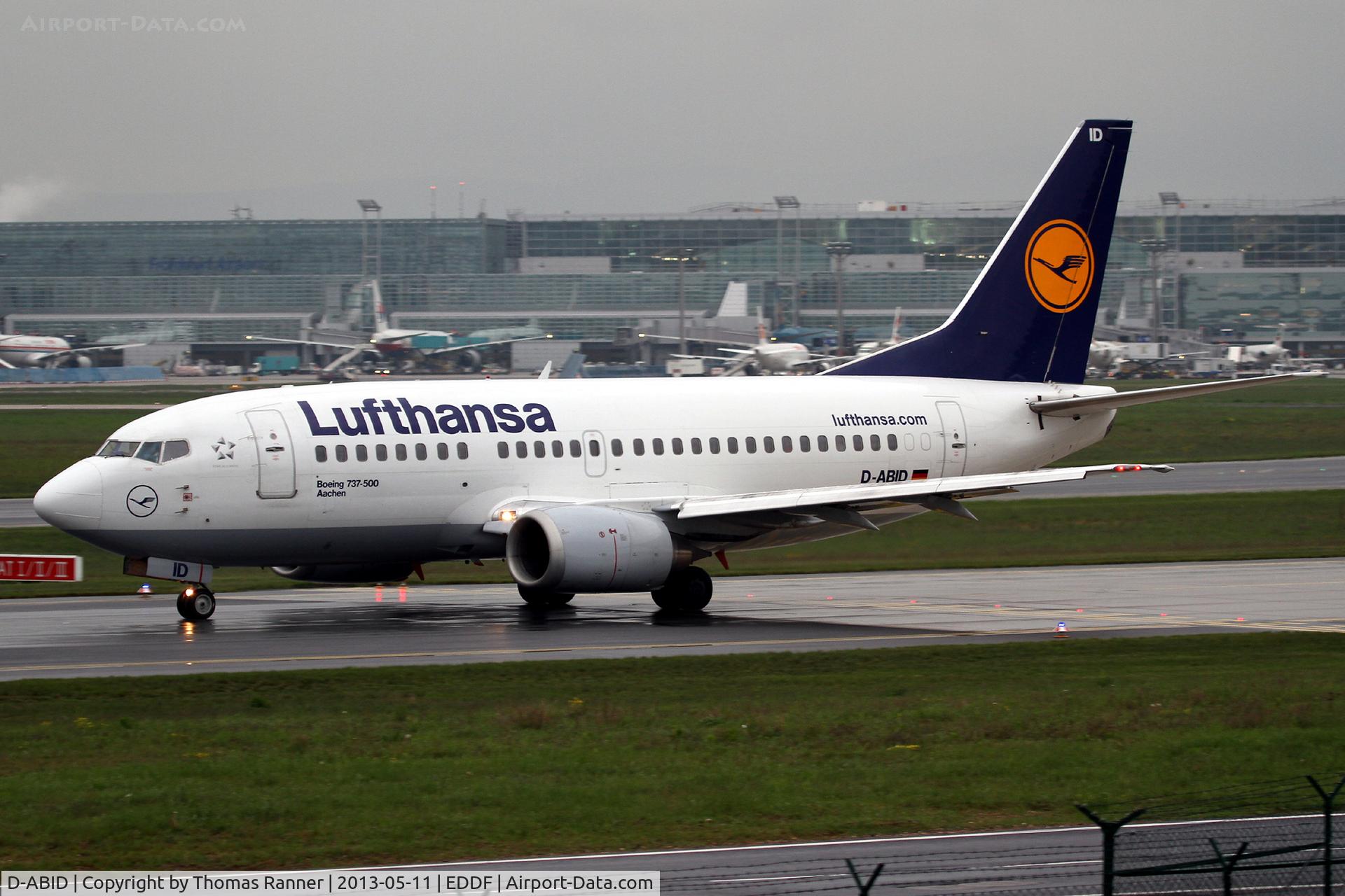 D-ABID, 1990 Boeing 737-530 C/N 24818, Lufthansa Boeing 737