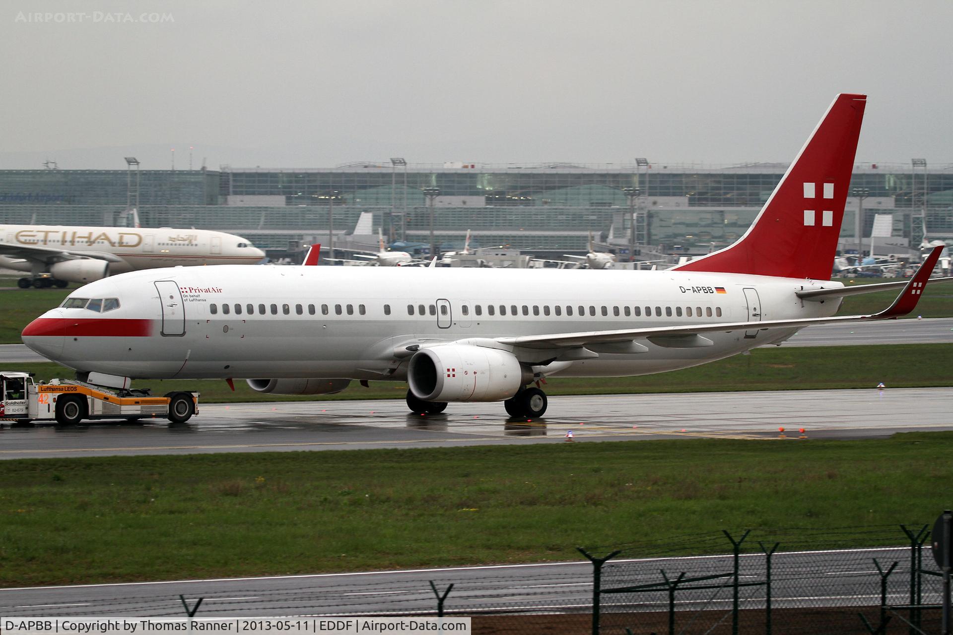 D-APBB, 2008 Boeing 737-8Q8 C/N 35278, Privat Air Boeing 737