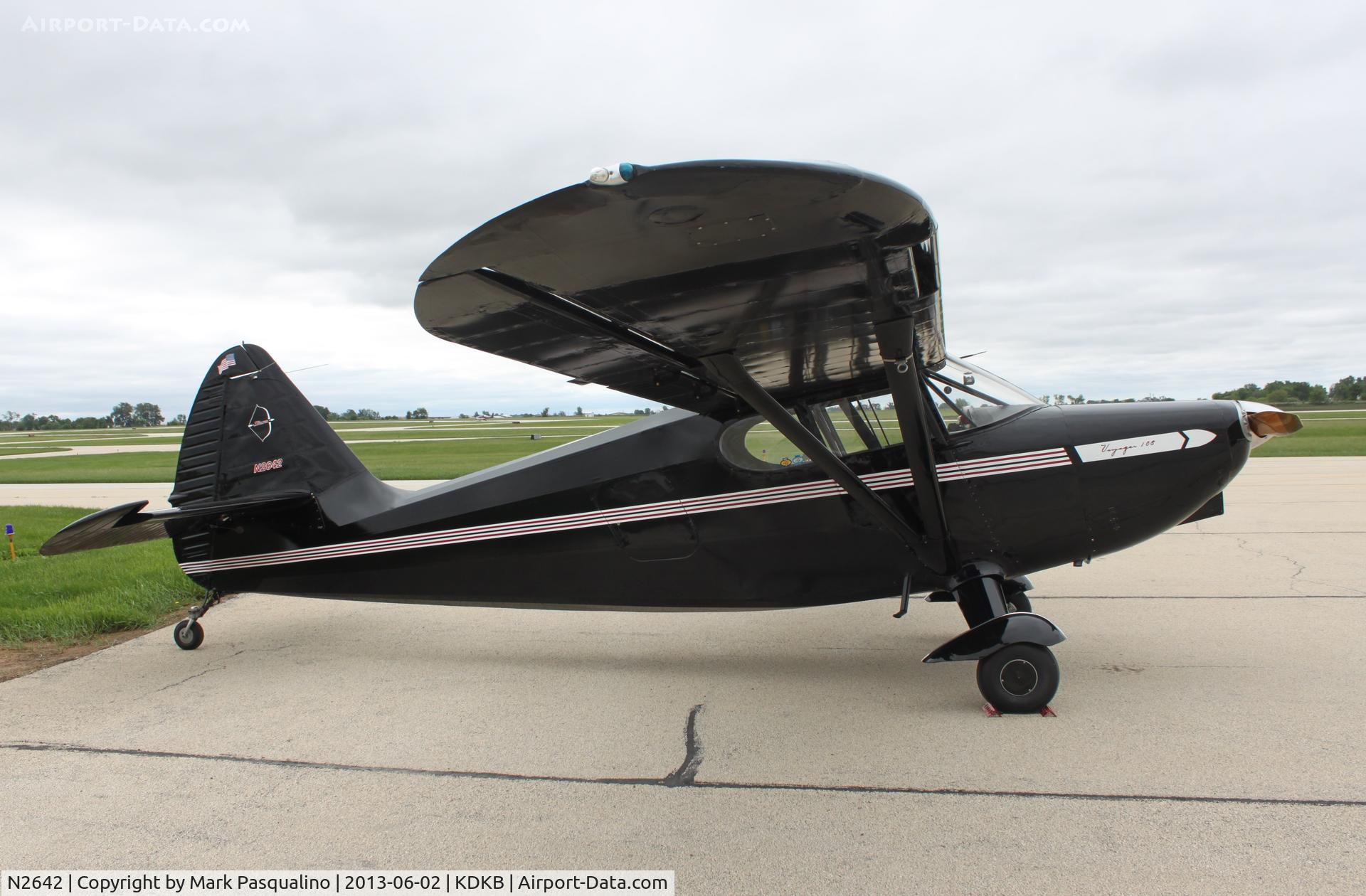 N2642, 1947 Stinson 108-1 Voyager C/N 108-1515, Stinson 108-1