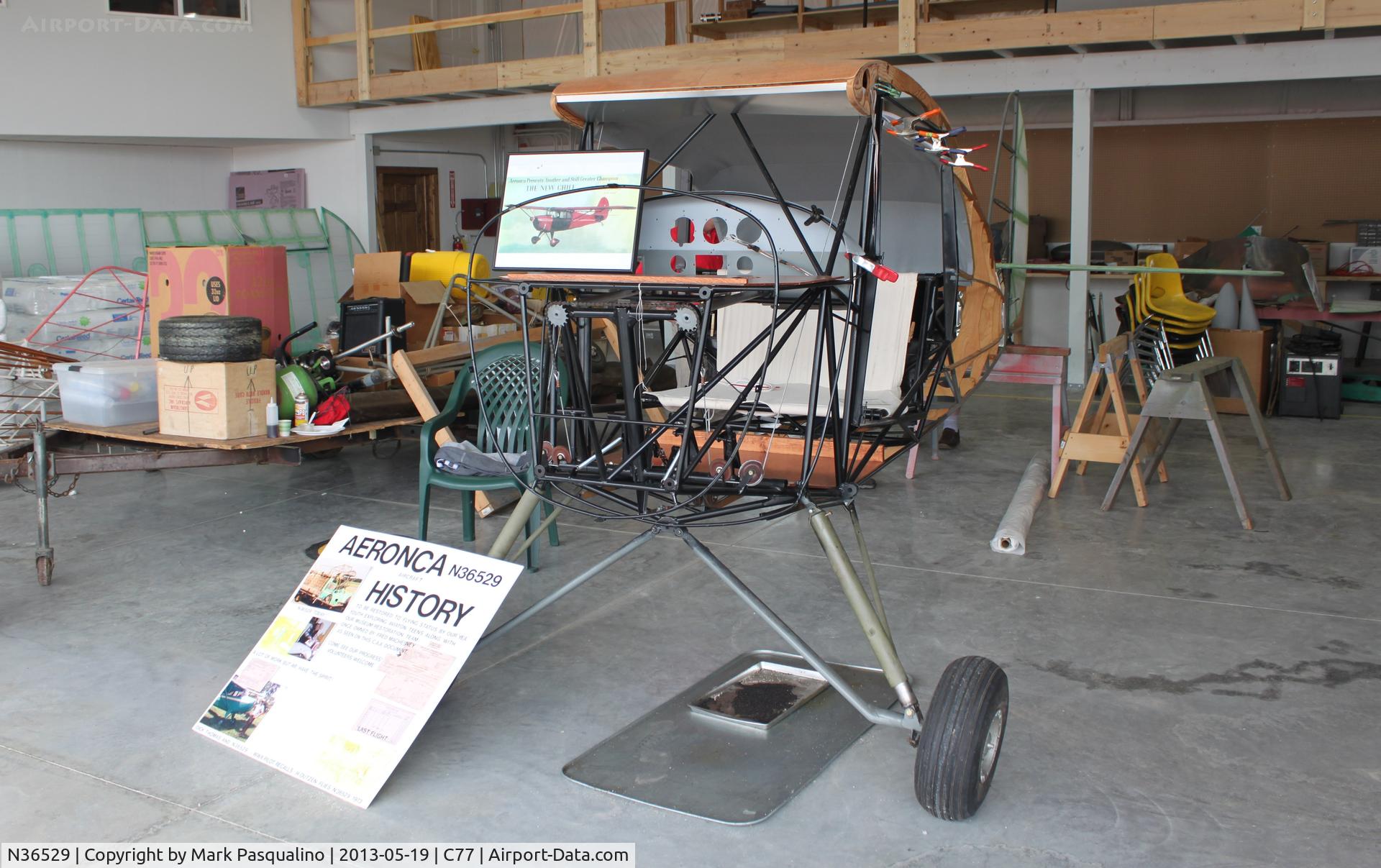 N36529, 1941 Aeronca 65-CA Super Chief C/N C16241, Aeronca 65-CA