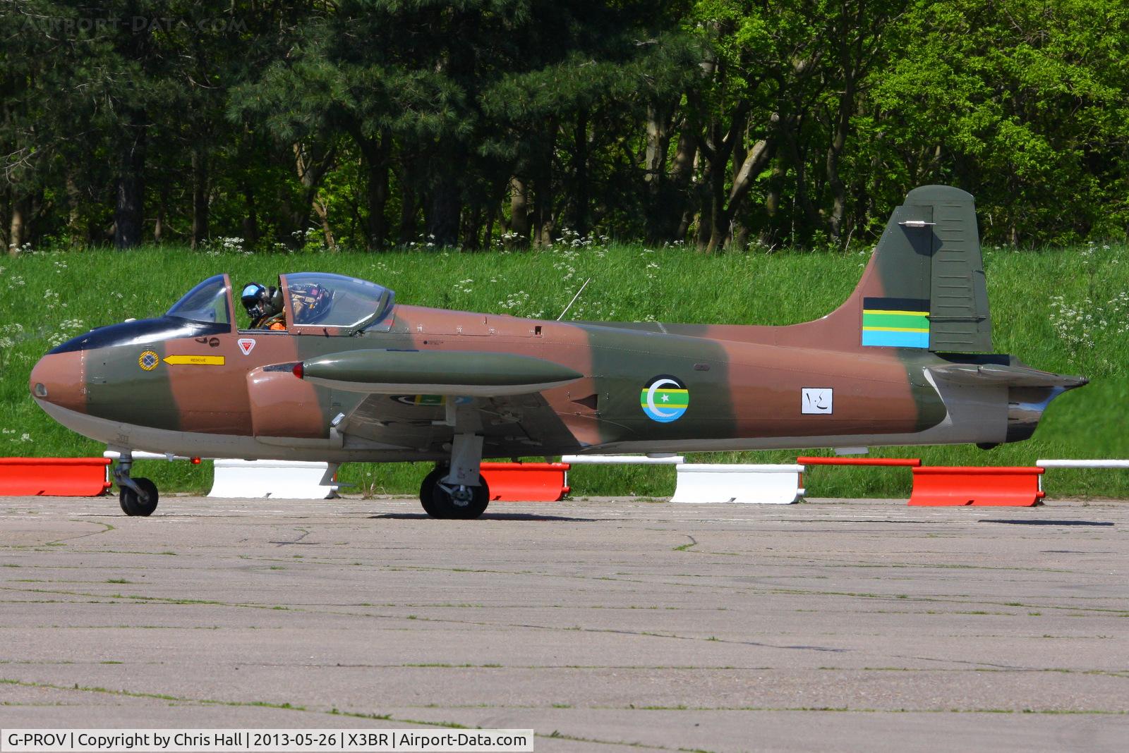 G-PROV, 1967 BAC 84 Jet Provost T.52 (Mod) C/N PAC/W/23905, at the Cold War Jets open day, Bruntingthorpe