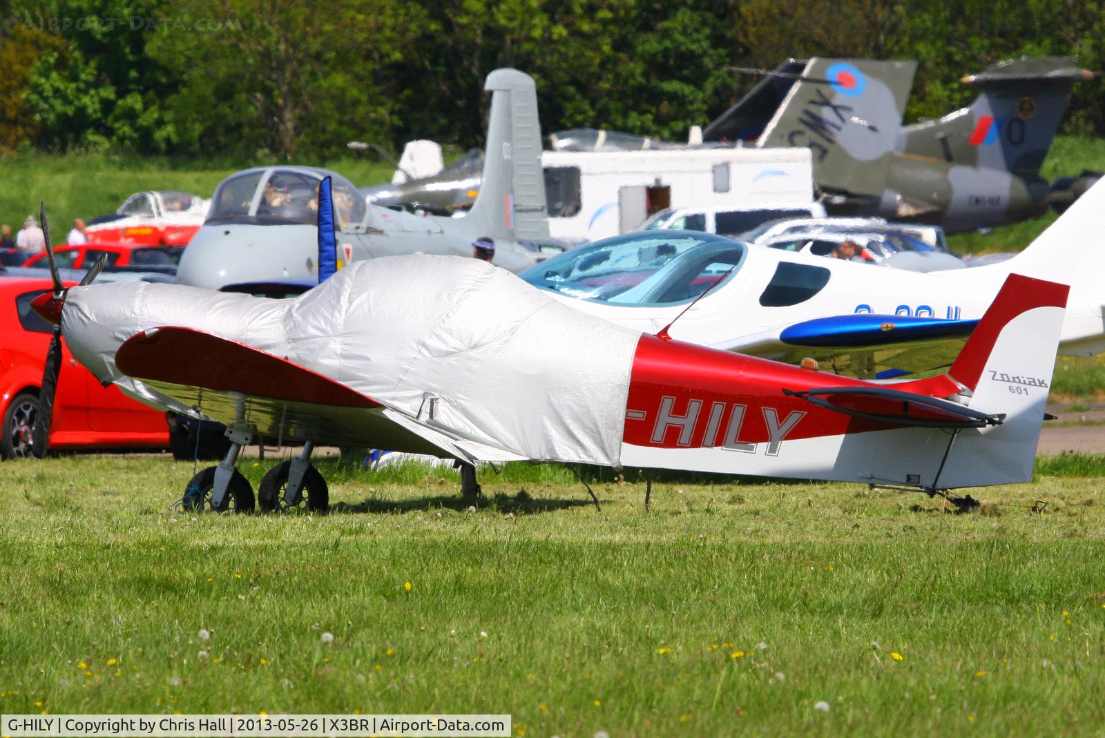 G-HILY, 1989 Zenair CH-601 HD Zodiac C/N PFA 162-11392, at the Cold War Jets open day, Bruntingthorpe