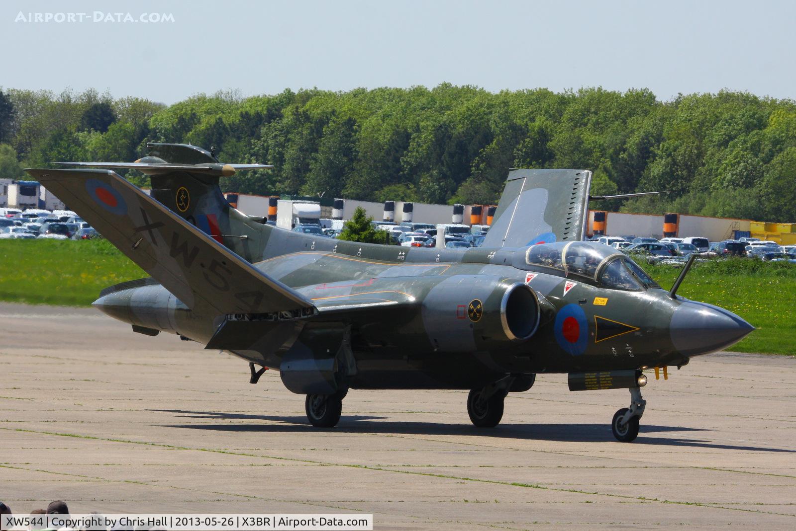 XW544, 1972 Hawker Siddeley Buccaneer S.2B C/N B3-05-71, at the Cold War Jets open day, Bruntingthorpe
