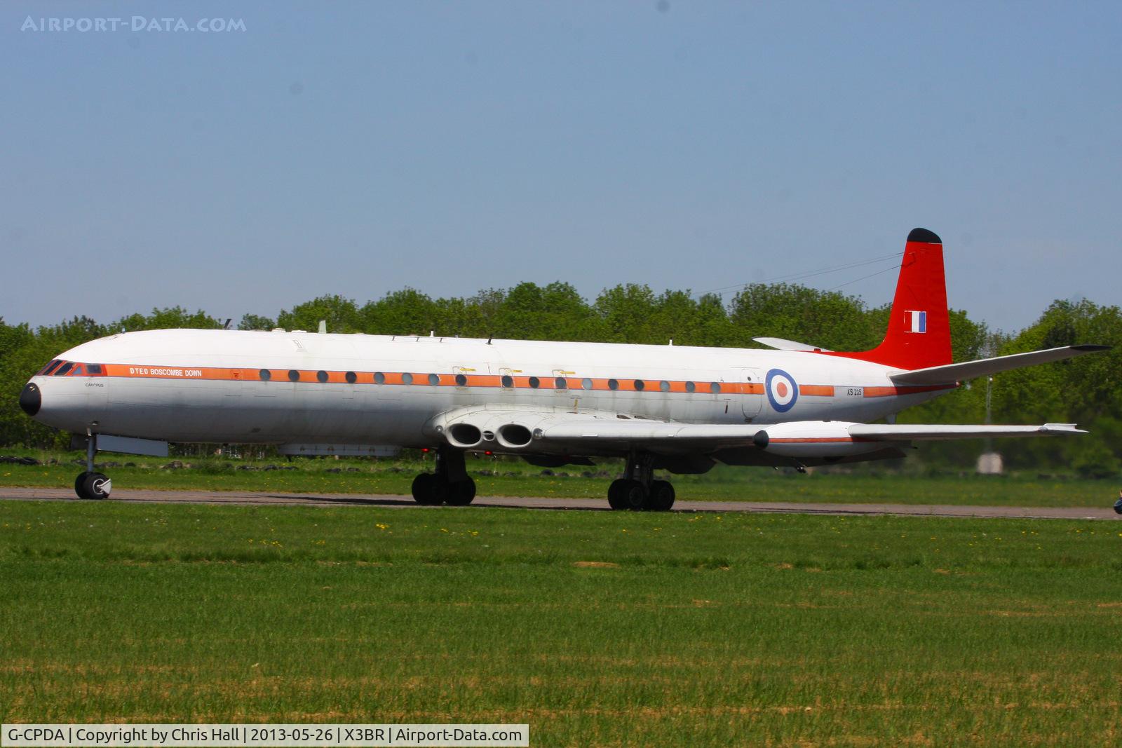G-CPDA, 1963 De Havilland DH.106 Comet 4C C/N 6473, at the Cold War Jets open day, Bruntingthorpe