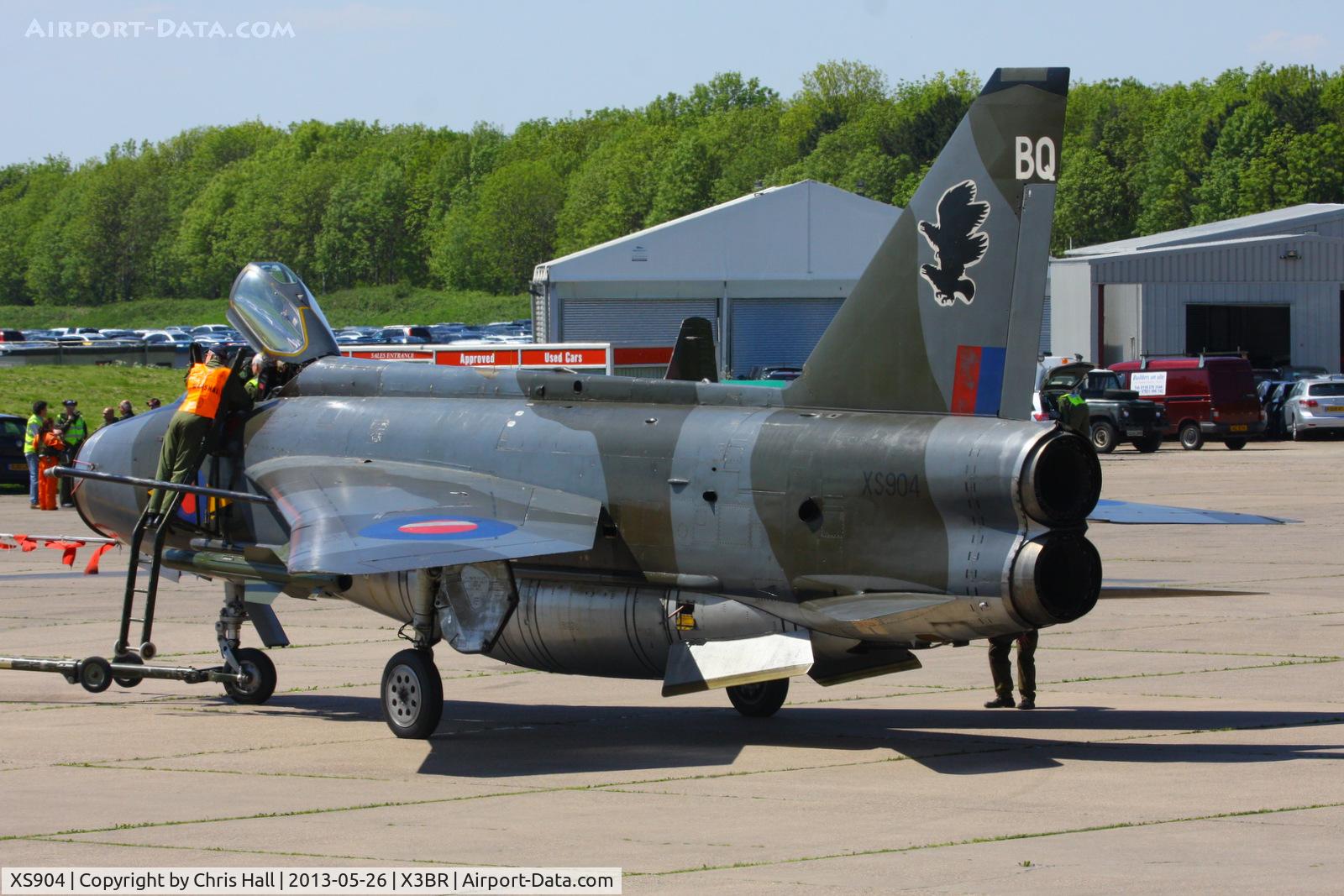 XS904, 1966 English Electric Lightning F.6 C/N 95250, at the Cold War Jets open day, Bruntingthorpe