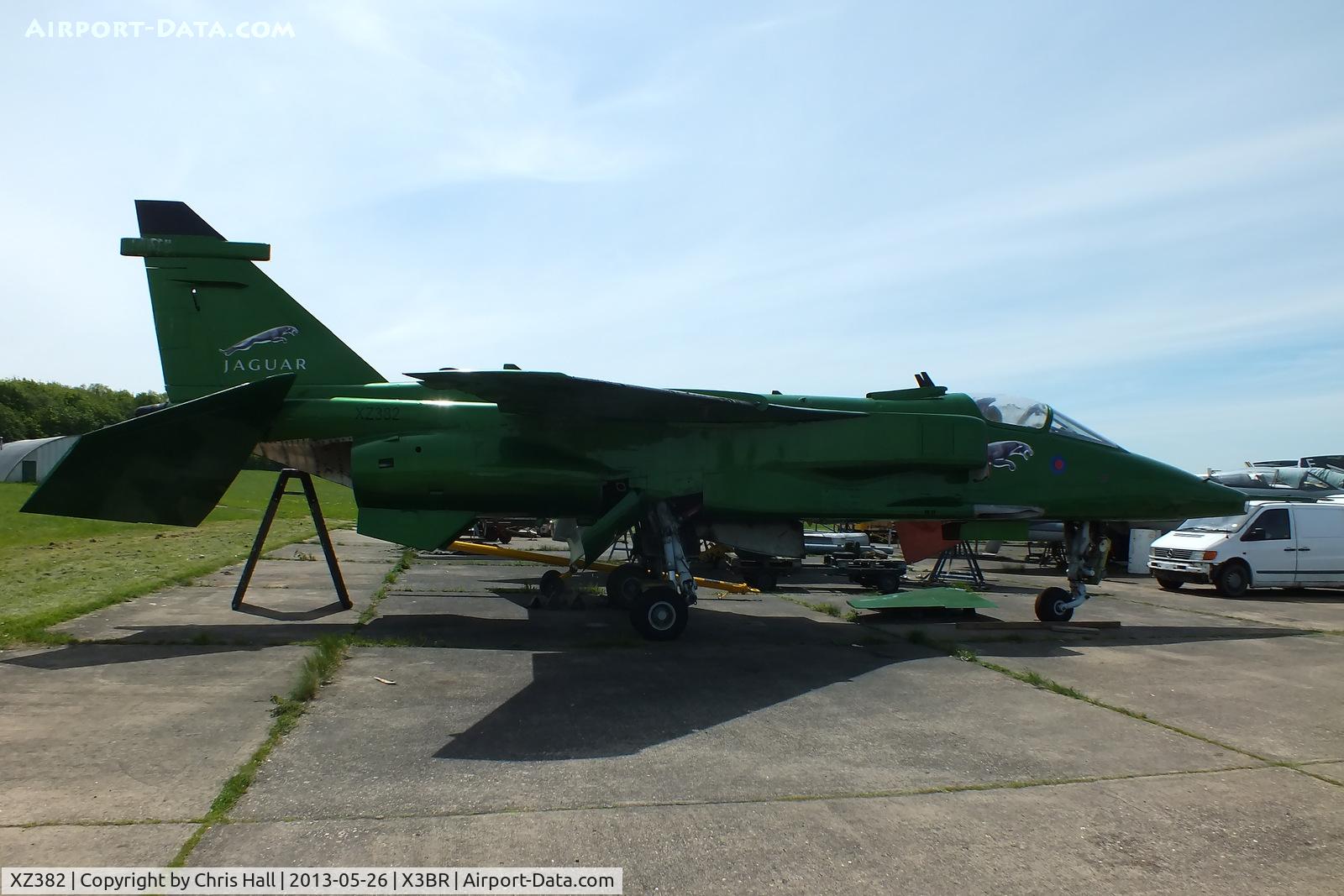 XZ382, 1977 Sepecat Jaguar GR.1 C/N S.147, at the Cold War Jets open day, Bruntingthorpe