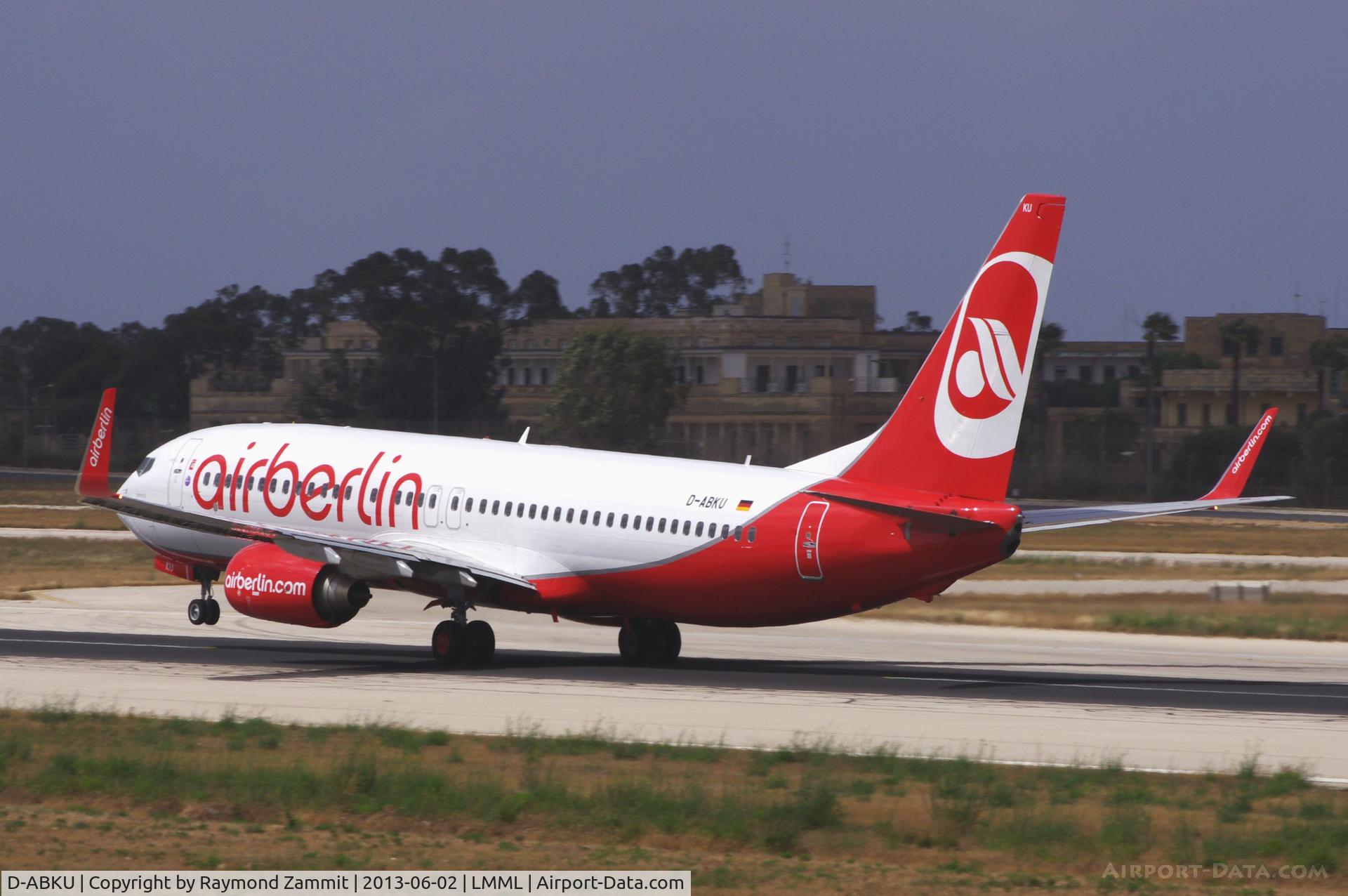 D-ABKU, 2011 Boeing 737-86J C/N 37744, B737-800 D-ABKU Air Berlin