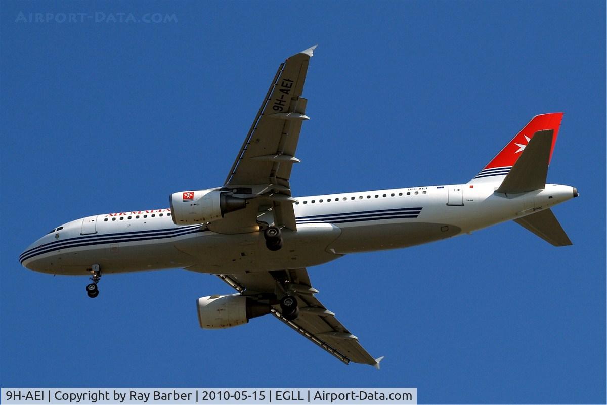 9H-AEI, 2004 Airbus A320-214 C/N 2189, 9H-AEI   Airbus A320-214 [2189] (Air Malta) Home~G 15/05/2010. On approach 27R.