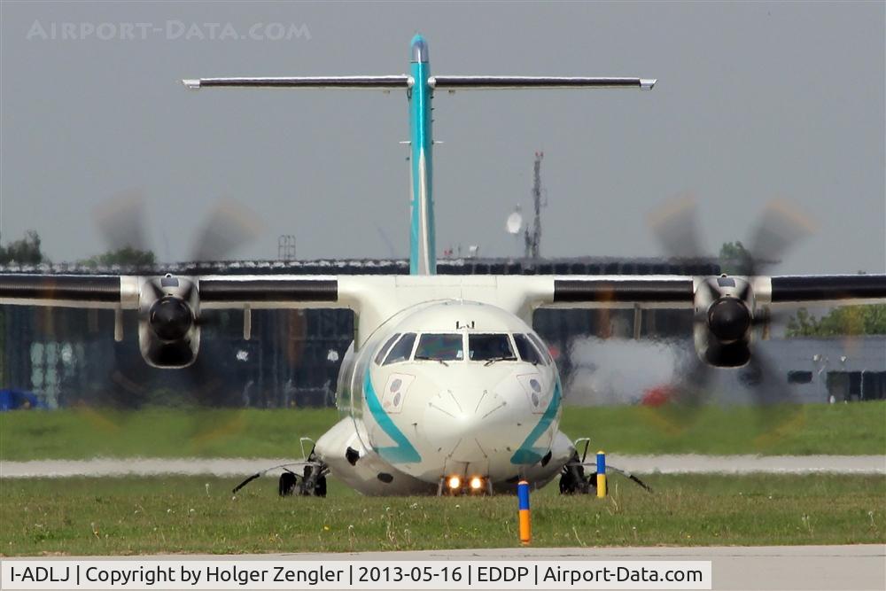 I-ADLJ, 2002 ATR 72-212A C/N 686, Very rare guest at LEJ.....