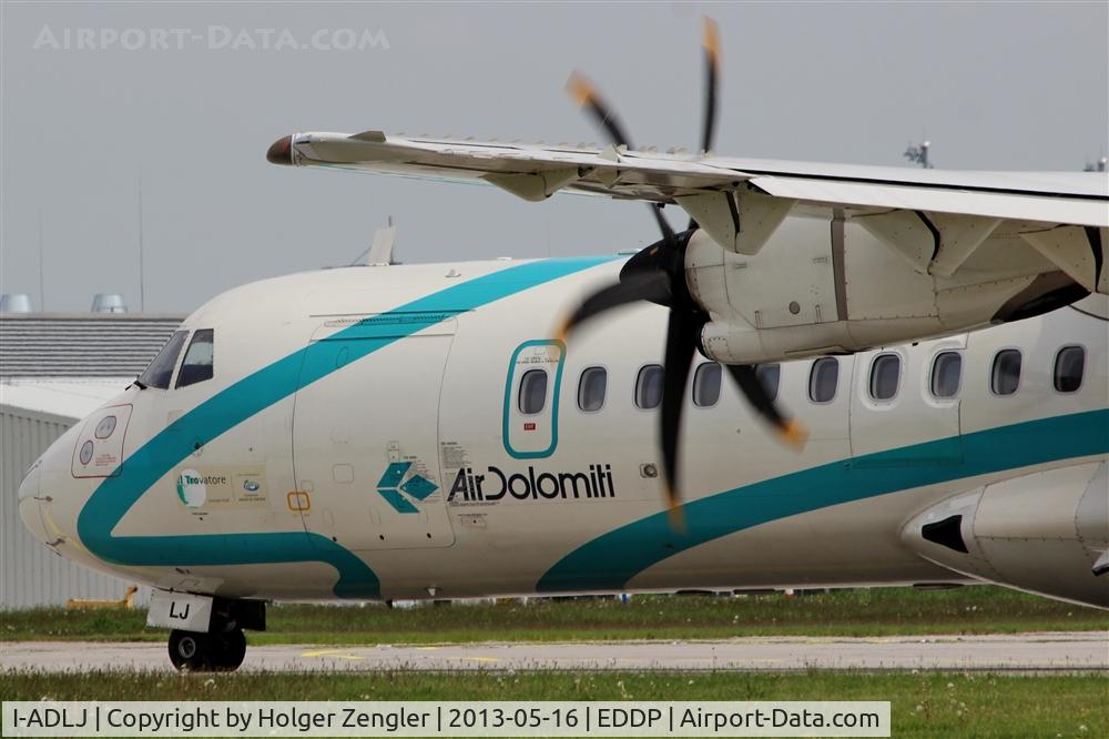I-ADLJ, 2002 ATR 72-212A C/N 686, Probably the last pic of this aircraft at LEJ....
