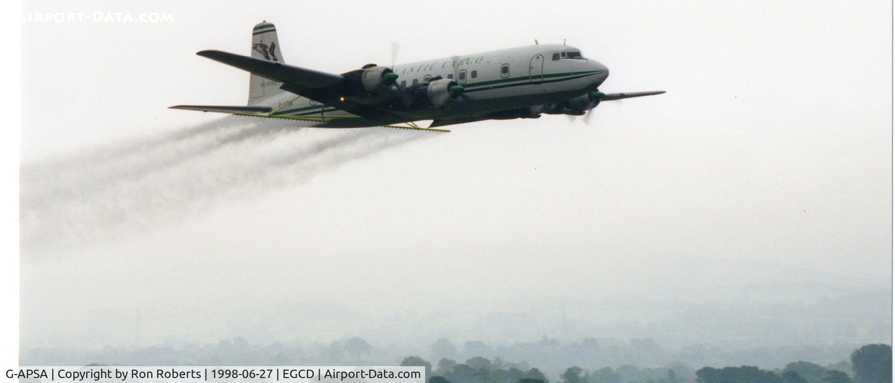 G-APSA, 1958 Douglas DC-6A C/N 45497, Woodford Airshow