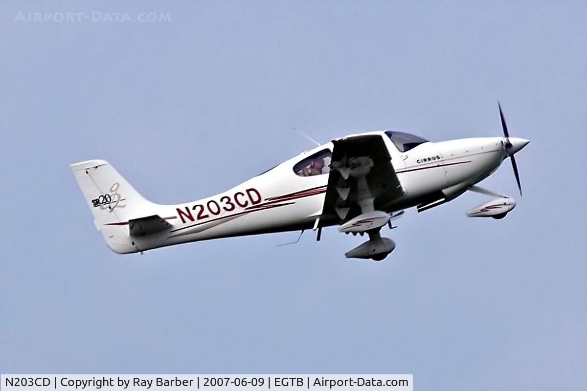 N203CD, 2004 Cirrus SR20 G2 C/N 1451, Cirrus Design SR-20G2 [1451] Booker~G 09/06/2007