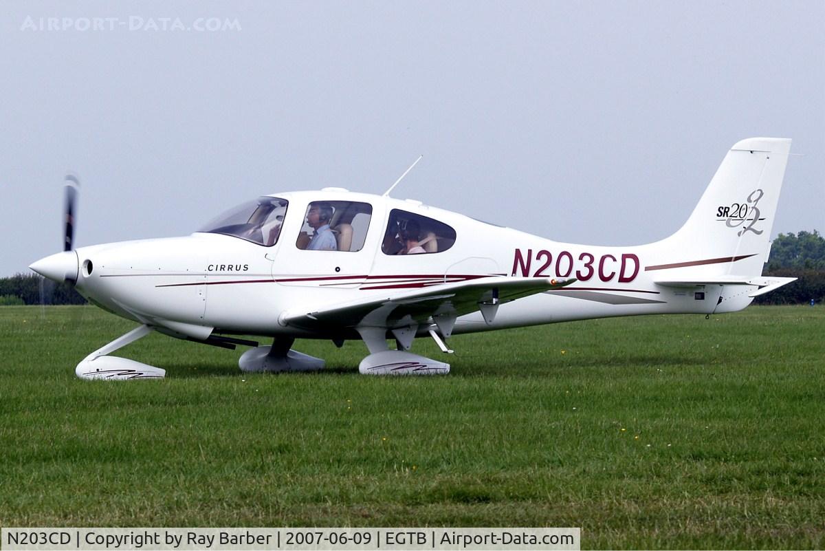 N203CD, 2004 Cirrus SR20 G2 C/N 1451, Cirrus Design SR-20G2 [1451] Booker~G 09/06/2007