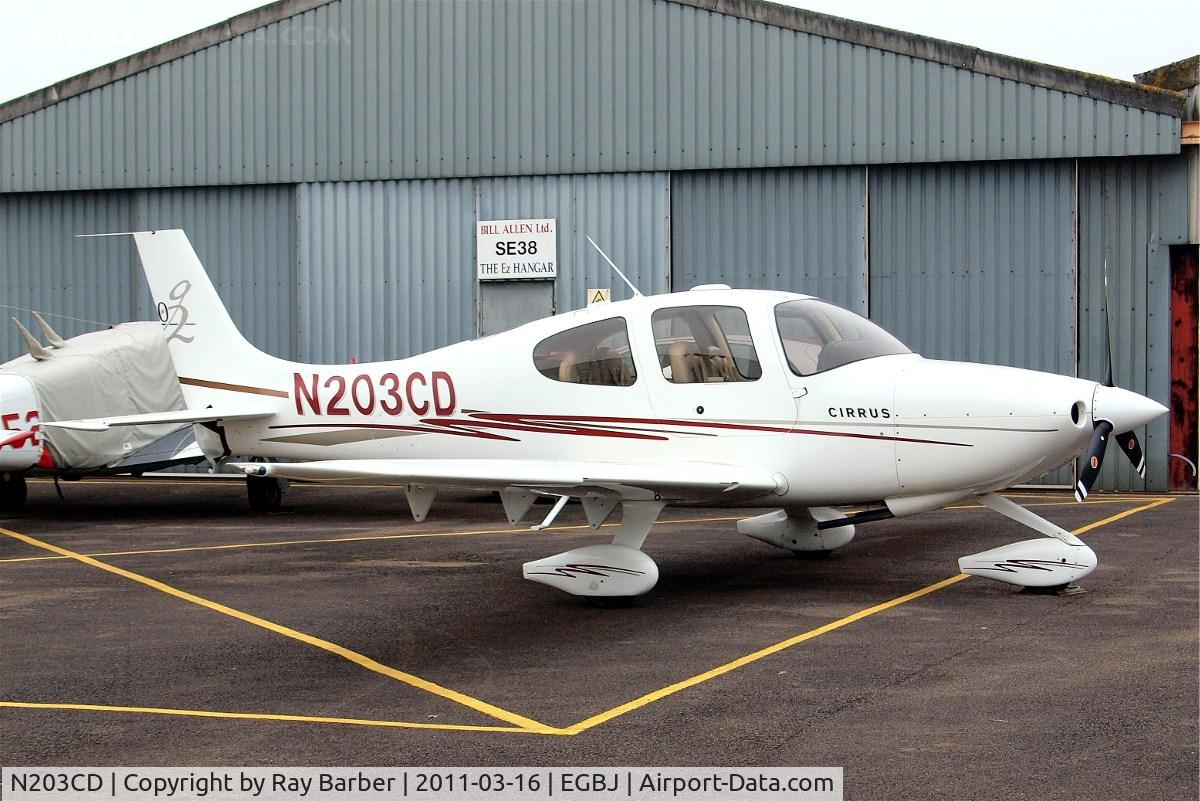 N203CD, 2004 Cirrus SR20 G2 C/N 1451, Cirrus Design SR-20G2 [1451] Staverton~G 16/03/2011