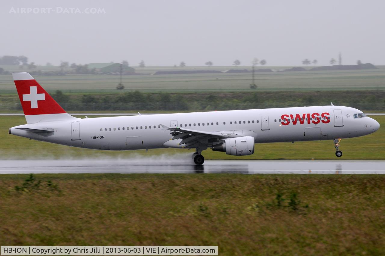 HB-ION, 2013 Airbus A321-212 C/N 5567, Swiss