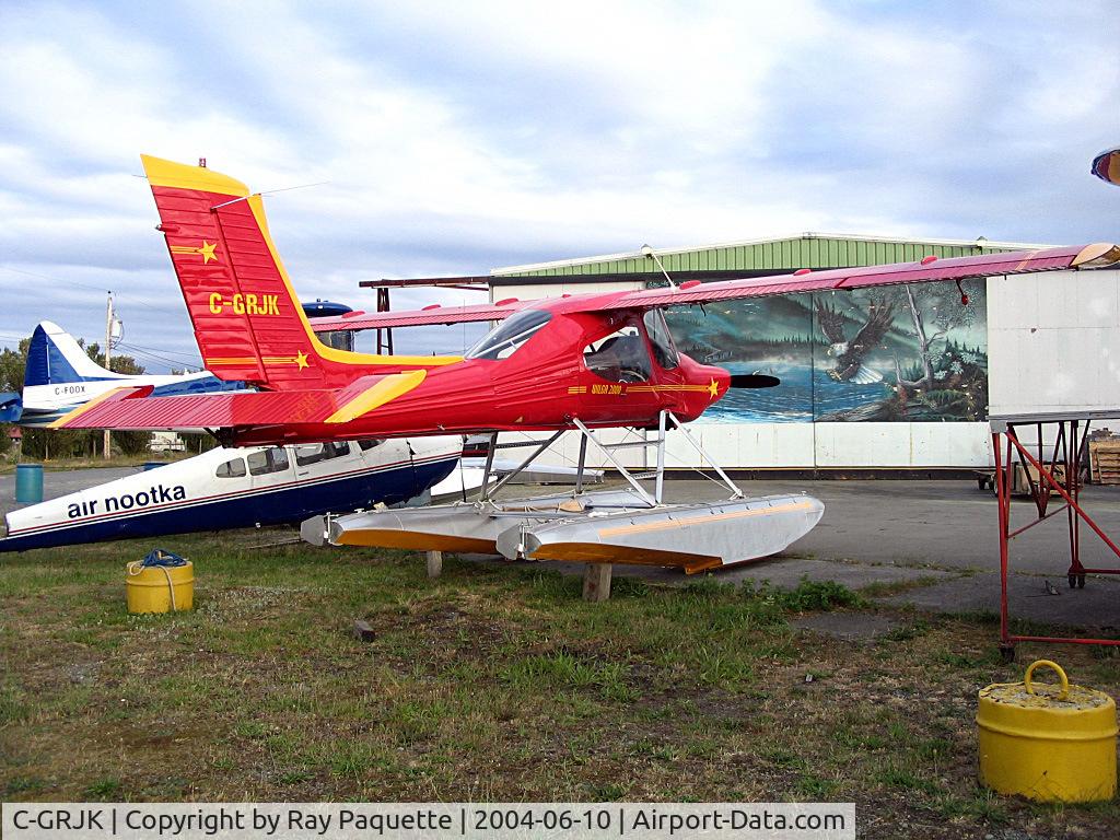 C-GRJK, 2001 PZL-Okecie PZL-104M Wilga 2000 C/N 00010014, Parked at Sealand, Campbell River, BC