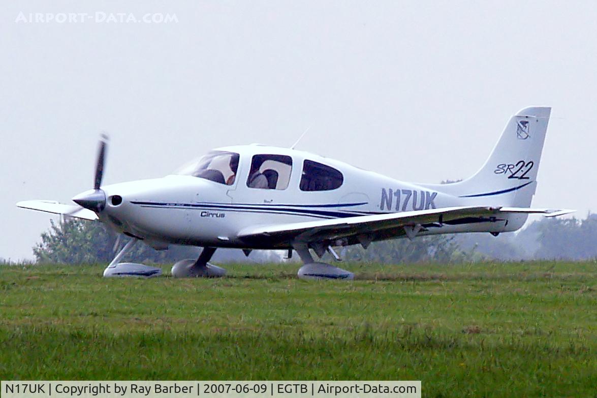 N17UK, 2002 Cirrus SR22 C/N 200, Cirrus Design SR-22 [0200] Booker~G 09/06/2007
