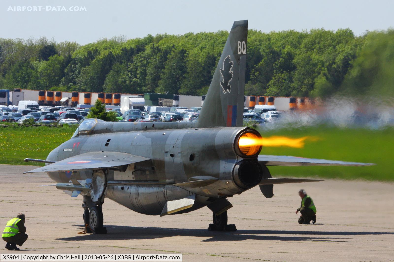 XS904, 1966 English Electric Lightning F.6 C/N 95250, at the Cold War Jets open day, Bruntingthorpe
