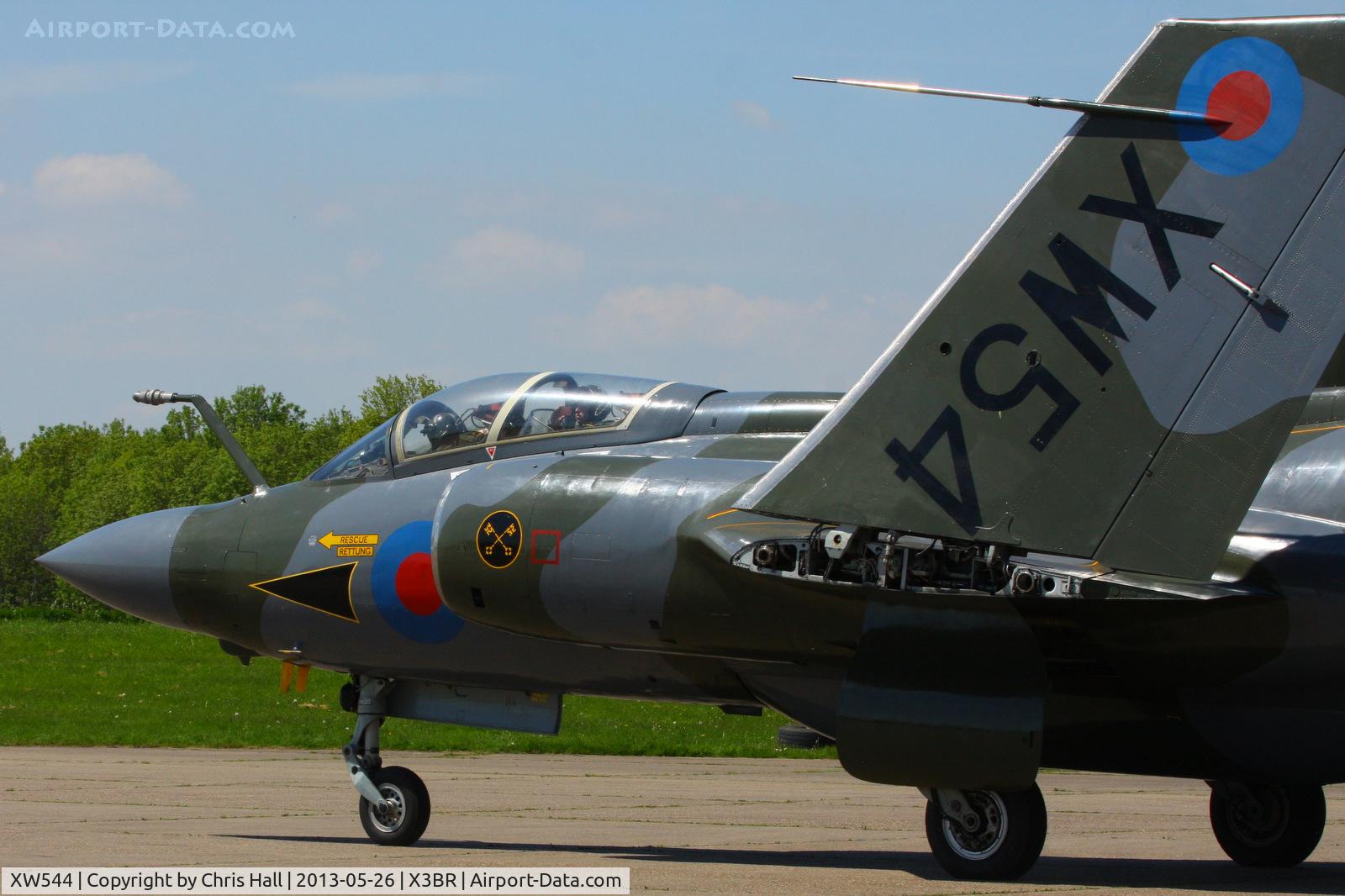XW544, 1972 Hawker Siddeley Buccaneer S.2B C/N B3-05-71, at the Cold War Jets open day, Bruntingthorpe