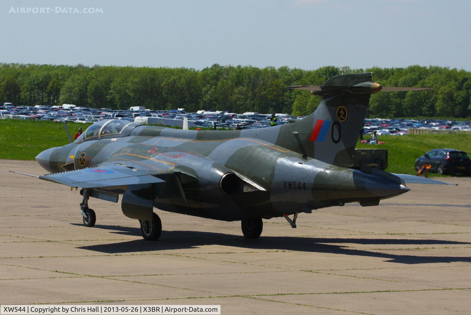 XW544, 1972 Hawker Siddeley Buccaneer S.2B C/N B3-05-71, at the Cold War Jets open day, Bruntingthorpe