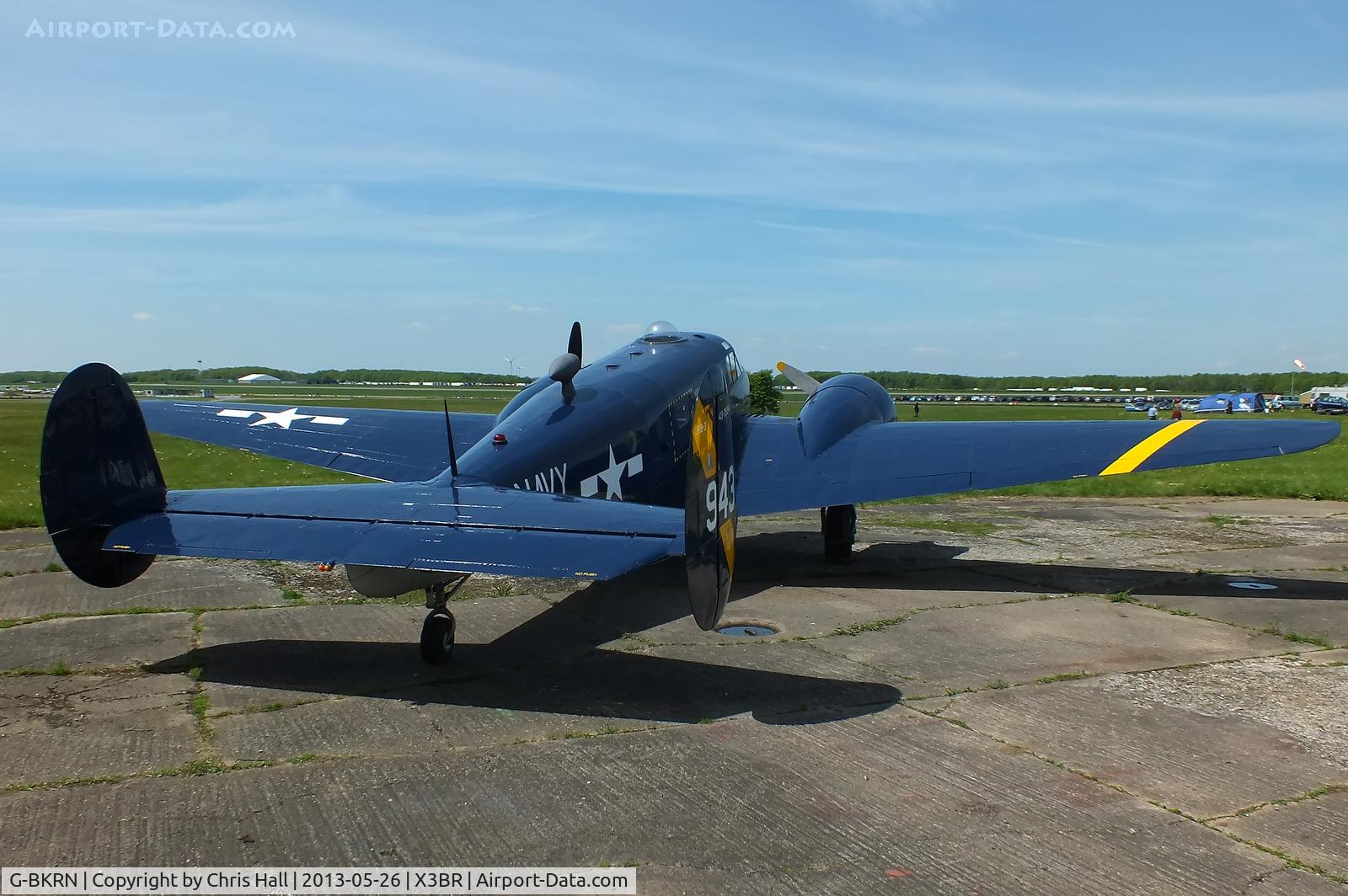 G-BKRN, 1952 Beech D18S C/N CA-75, at the Cold War Jets open day, Bruntingthorpe