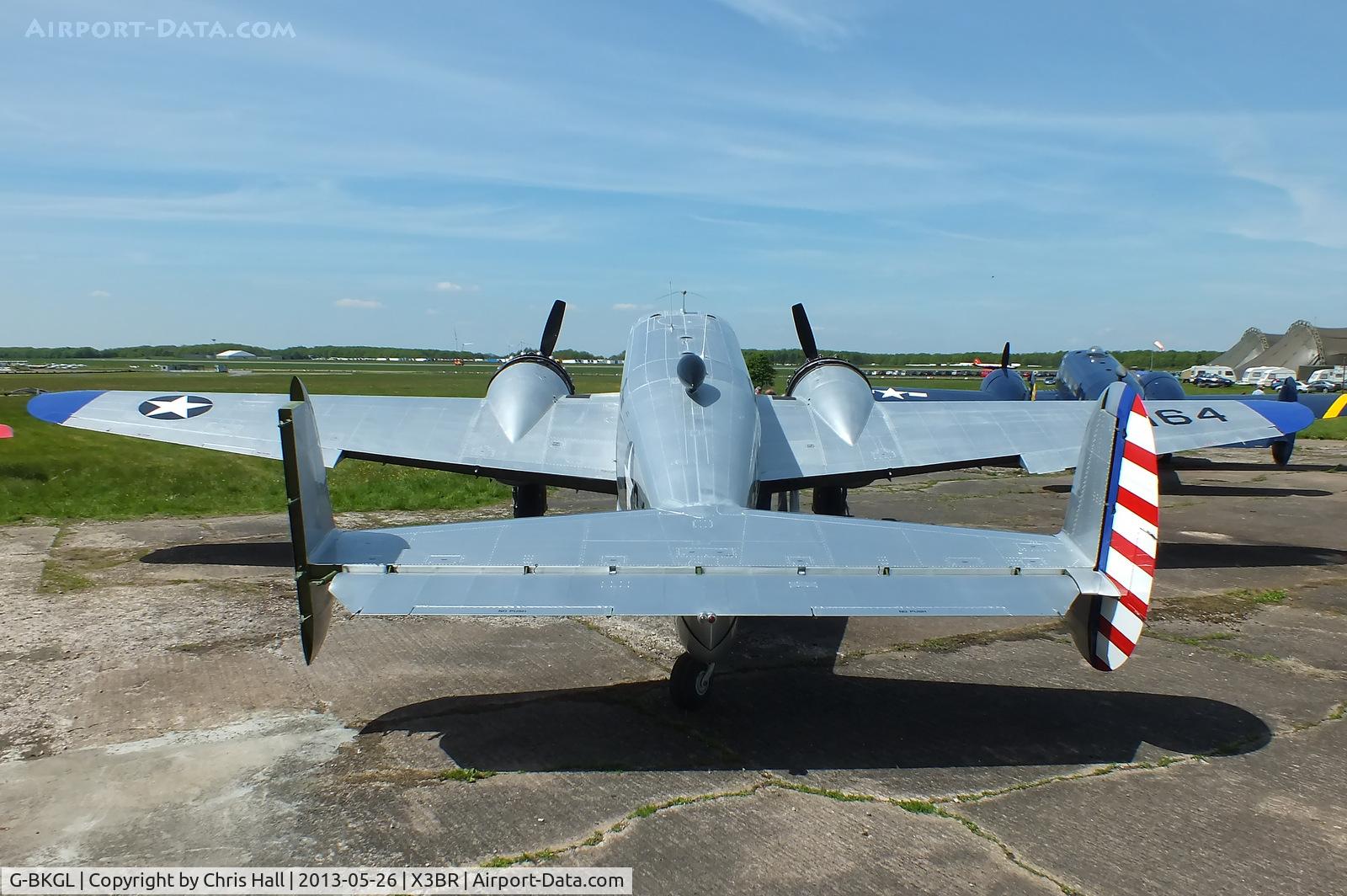 G-BKGL, 1952 Beech Expeditor 3TM C/N CA-164 (A-764), at the Cold War Jets open day, Bruntingthorpe