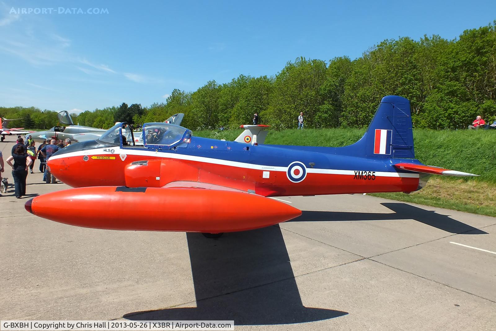 G-BXBH, 1960 Hunting P-84 Jet Provost T.3A C/N PAC/W/9241, at the Cold War Jets open day, Bruntingthorpe