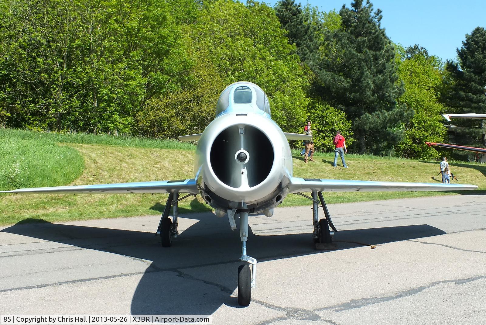 85, Dassault Mystère IVA C/N 85, at the Cold War Jets open day, Bruntingthorpe