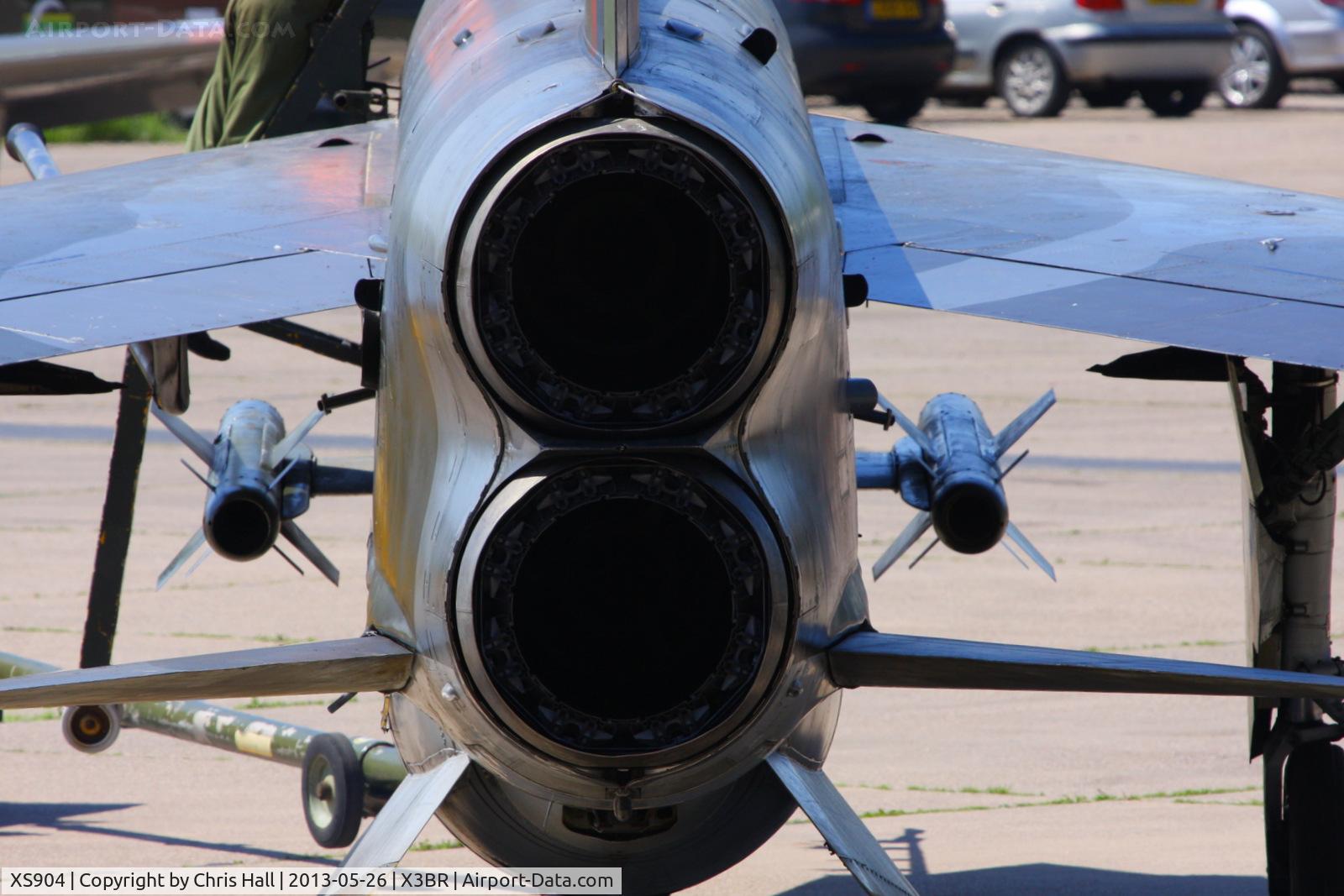 XS904, 1966 English Electric Lightning F.6 C/N 95250, at the Cold War Jets open day, Bruntingthorpe