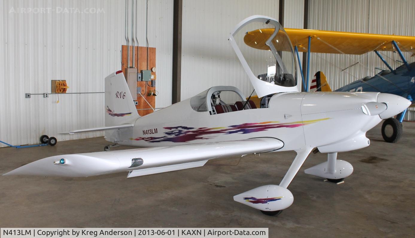 N413LM, 2007 Vans RV-6 C/N 60396, Vans RV-6 on display in the hangar.